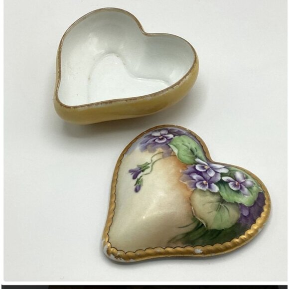 3 lot: Limoges Hand Painted Trinket Box, Decoline NY Lidded Box, & Lacquered - Picture 14 of 16